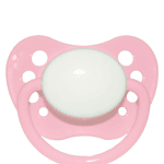 Nip Navnesutter, anatomiske, latex, str.1, lyserød