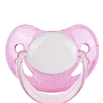 Canpol Navnesutter, anatomiske, silikone, str. 1 , transparent-pink