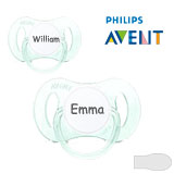 Philips Avent Freeflow Navnesutter, symmetriske, silikone str.0