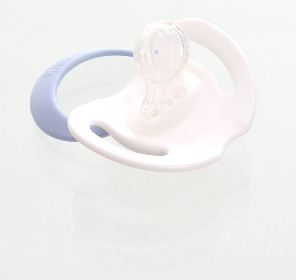 NUK Genius Navnesutter, anatomiske, silikone, str. 0