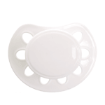 Esska Classic Navnesutter, anatomiske, silikone, str. 1, hvid