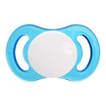Esska Happy Navnesutter, symmetriske, silikone, str.1, aqua
