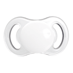 Esska Happy Navnesutter, symmetriske, silikone, str.1, transparent
