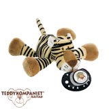 Teddykompaniet Diinglisar krammedyr m. sutteholder, tiger