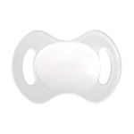 Baby-Nova Navnesutter, symmetriske, silikone, str. 0, transparent