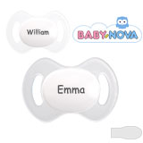 Baby-Nova Navnesutter, symmetriske, silikone, str. 0