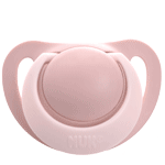 NUK Genius Navnesutter, anatomiske, silikone, str. 0, rosa