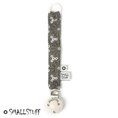 Smallstuff sutteholder, antrazit blomster