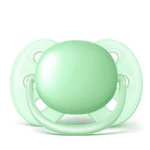Philips Avent Ultra Soft Navnesutter, symmetriske, silikone, str.1, grøn