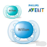 Philips Avent Ultra Soft Navnesutter, symmetriske, silikone, str.1