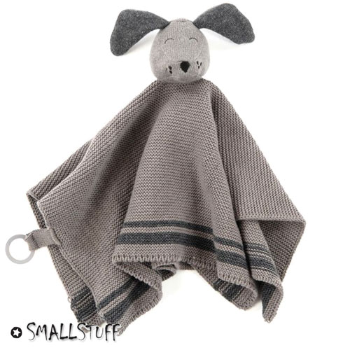 Smallstuff nusseklud, strikket, grå