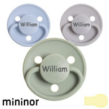 Mininor Navnesutter, runde, latex, str.2