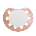Esska Classic Navnesutter, anatomiske, silikone, str. 1, rosa