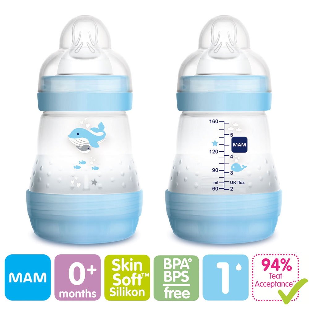 MAM Easy Start™ Anti-Colic 160ml Deep Sea - sutteflaske