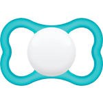 MAM Air Navnesutter, silikone, str. 2, aqua