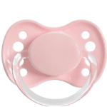 Classic Navnesutter, symmetriske, silikone, str. 2, baby-pink